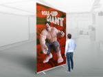 roll-up gigant XXL 2x3m mega duży stojak reklamowy druk wielkoformatowy