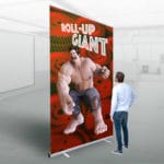 roll-up gigant XXL 2x3m mega duży stojak reklamowy druk wielkoformatowy
