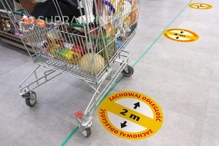 naklejki na podłogę informacyjne COVID naklejki na podłogę informacyjne COVID