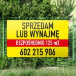 baner sprzedam lub wynajmę dla biur nieruchomości