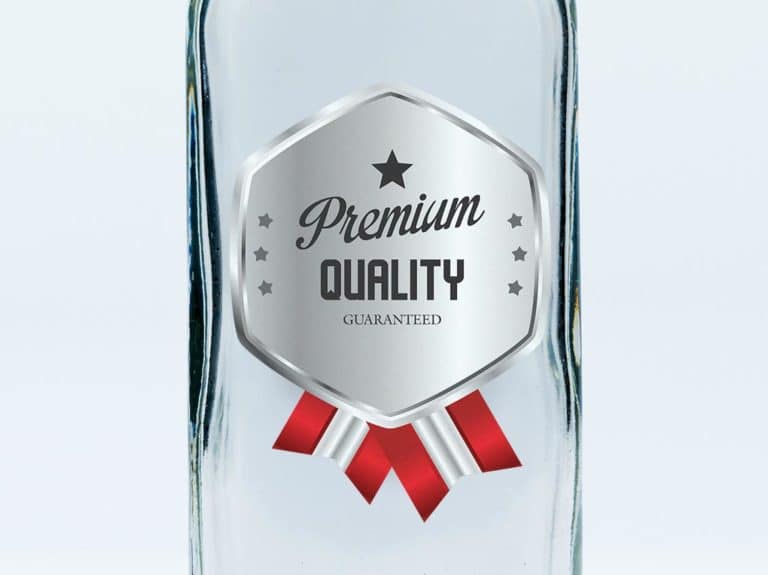 naklejki metalizowane z nadrukiem