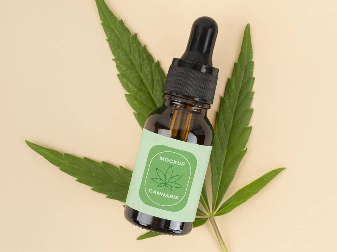etykiety na olejki cannabis cbc cbd hemp