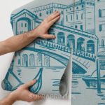 tapeta peel and stick to tkanina samoprzylepna druk dla firm na targi event