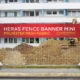 drukowane banery poliestrowe premium mini na ogrodzenia tymczasowe heras