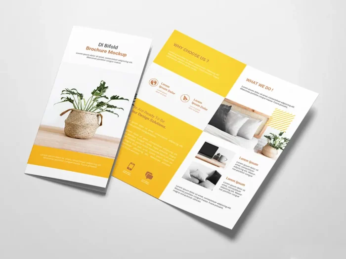 ulotka DL składana na pół, druk cyfrowy express