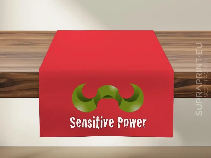 bieżniki na stół to reklamowe obrusy z indywidualnym nadrukiem