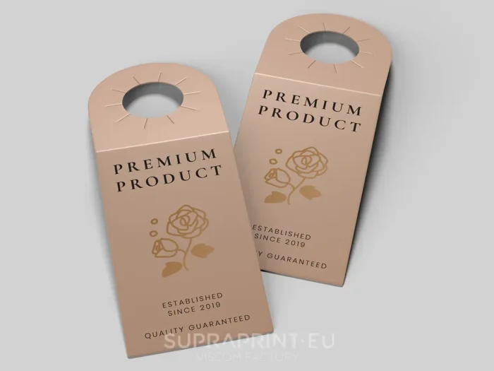 zawieszki drukowane na butelki wino piwo kraft miody pitne