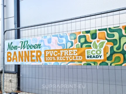 drukowane banery non-woven z recyclingu