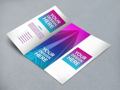 foldery składane druk cyfrowy niskie nakłady