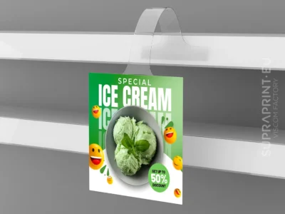 wobbler reklamowy drukarnia